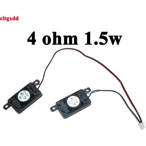 1 pair Notebook Speaker Horn 1.5W 4R 2716 1627 Loud speaker 4 ohms 1.5 Watt 4R 1.5W speaker 27*16MM thick 6MM with terminal wire