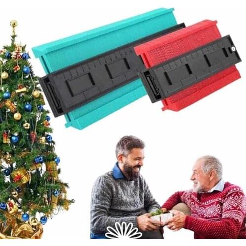 12/14/25cm Shape Contour Gauge Duplicator Profile Measuring Angle Ruler Thickness Gauge Tiling Laminate Tiles Woodworking Tools