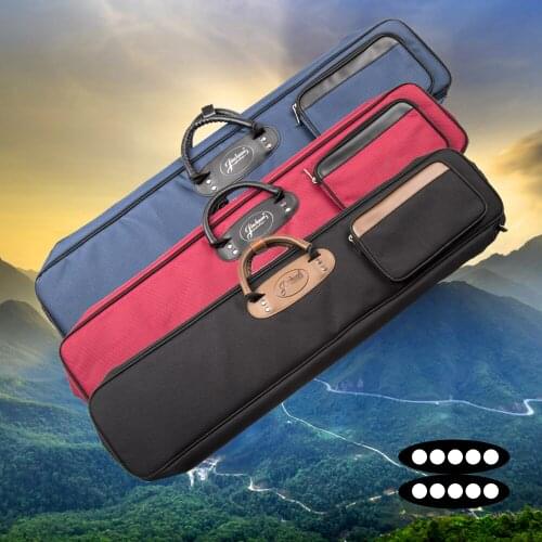 Billiard Case 7/10 Holes Oxford Cloth Black/Blue/Red Carrying High Capacity Billiard Pool Cue Case Kit Billiards Accessories