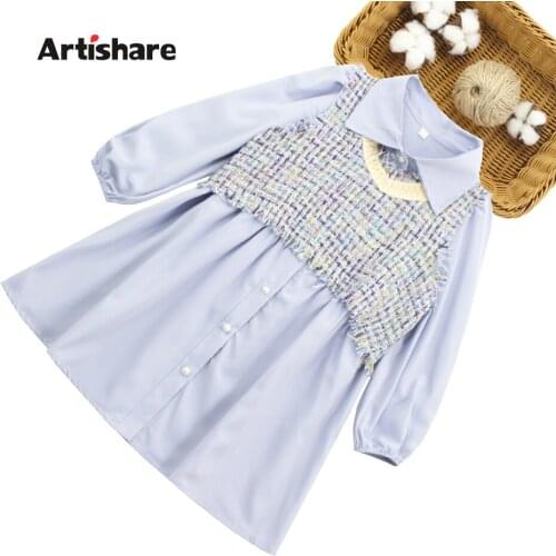 Children Clothes Plaid Vest + Dress Costume For Girls Casual Style Children Clothes Girl Spring Autumn Childrens Clothing 6 8 1