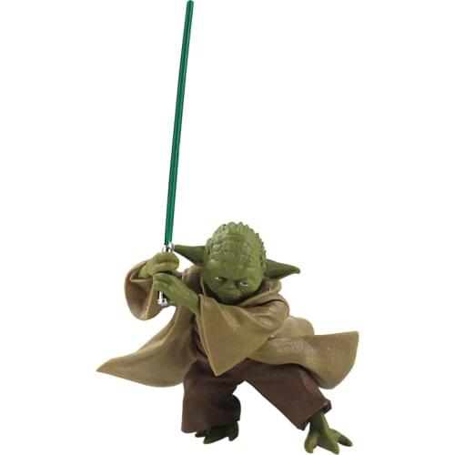 7cm NECA Knight Master Yoda Fighting Version Action Figure PVC Collectible Model Toy
