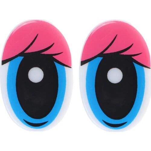 10pcs DIY Doll Cartoon Eyes Safety Eyes For Toys Handmade Doll Eye Children Dolls Stuffed Animal Crafts Puppet Accessories