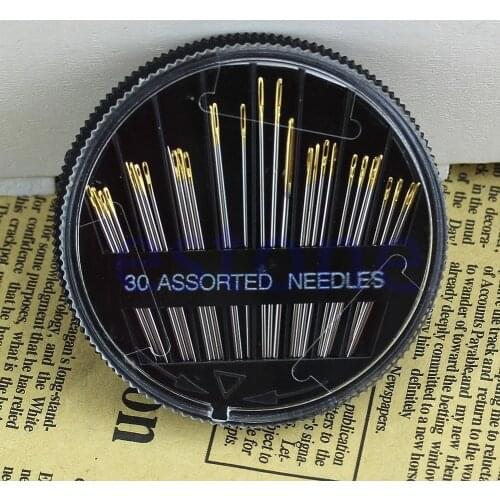 30PCS Assorted Hand Sewing Needles Embroidery Mending Craft Quilt Sew Case