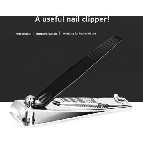 Carbon Steel Stainless Steel Durable Nail Clippers Spray Black Lacquer Sharp Manicure Portable File Armor Household Tools
