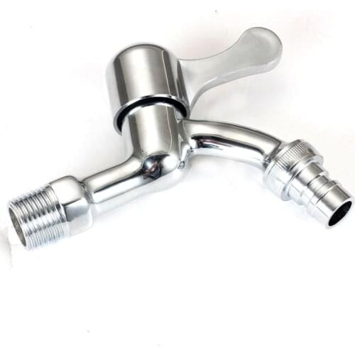 Wall Mounted Bathroom Basin Sink Mop Pool Tap Bibcock Hardware Kitchen Faucet Single Handle Brass Chrome Valve Accessories