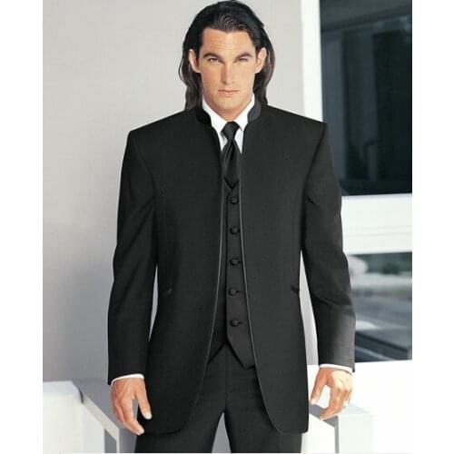 Latest Design Mens Suits Groom Tuxedos Groomsmen Wedding Party Dinner Best Man Suits Blazer (Jacket+Pants+Vest+Tie) NO:1152