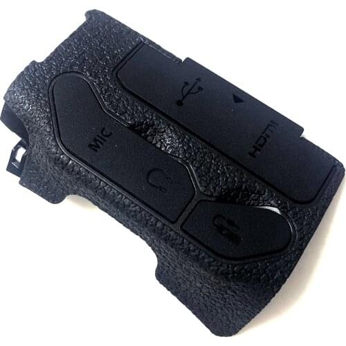 New Original Repair Parts for Canon EOS 90D Camera Left Side Shell USB MIC HDMI Door Cover Cap Rubber