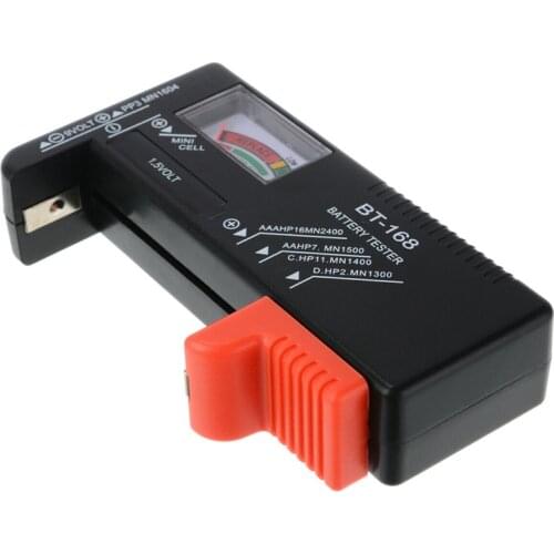 Battery Capacity Tester Home Battery Tester Meter Indicate Volt Checker For Universal Button Cell AA/AAA/C/D/9V/1.5V Batteries