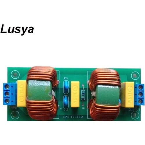 Power Supply Purifier filtering noise AC DC Universal Two-stage 10A EMI filter for CD DVD DAC Blu-ray A7-013