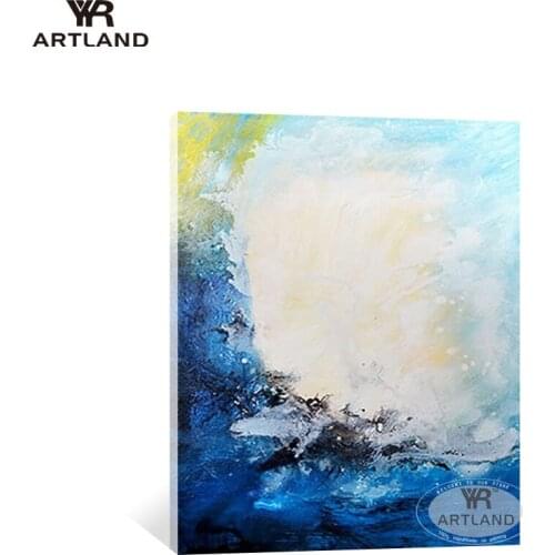 YYR-ARTLAND Modern abstract picture 100% Handmade oil painting on canvas wall art picture for living room bedroom no framed