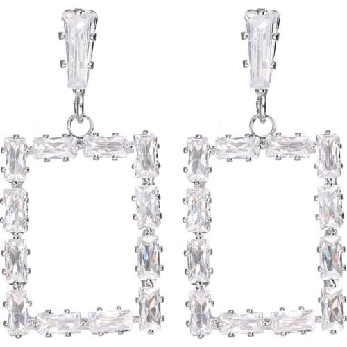 Bettyue Geometry Series Square Shape Earring For Women&Girls Modern Style Jewelry Multicolors Choice Banquet Exquisite Dress-Up