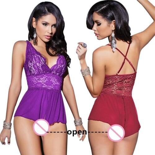 Women Sexy Lingerie Plus Size Womens Erotic Lingerie Sleepwear Porn Sex Negligee Hot Babydoll Sexy Underwear Costumes Baby Doll