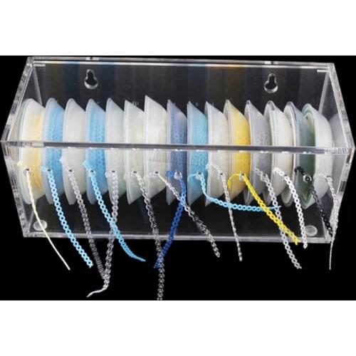 1Pc Dental Power Chain Dispalyer Dental Power Chain Holder Dental Orthodotic Tool Acrylic material