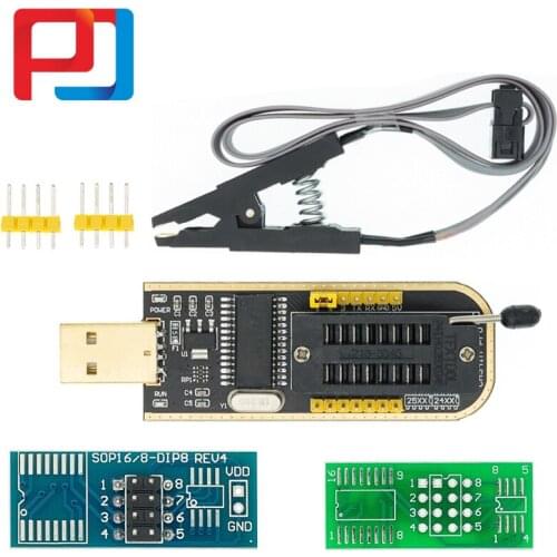 10PCS Smart Electronics CH340 CH340G CH341 PULAR CH341A 24 25 Series EEPROM Flash BIOS USB Programmer with Software & Driver