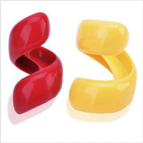 2PCs Manual Fancy Sausage Cutter Spiral Barbecue Hot Dogs Cutter Slicer Kitchen Cutting Auxiliary Gadget [3]