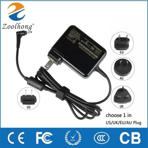 For Lenovo 20V 2.25A 45W Chromebook N21 laptop AC power adapter charger 3.0mm*1.0mm AU/EU/UK Plug