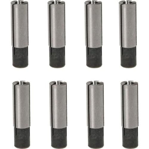 Promotion! 8 Pcs 1/4 Inch to 1/8 Inch Chuck Driver Adapter Engraving Machine Conversion Kit for Engraving Machine ER Collet