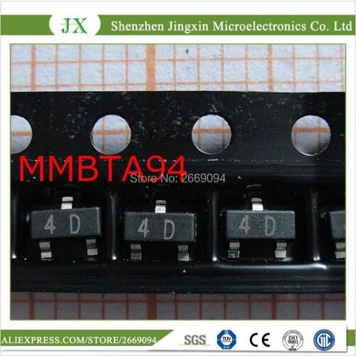 Free shipping 200pcs/lot MMBTA94LT1G MMBTA94 4D SOT-23 new original