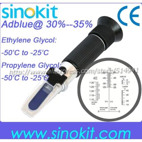 Free Shipping Cheaper AdBlue 30%-35% Antifreeze Refractometer - RHA-701ATC