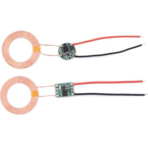 Taidacent 15mm Long Distance Wireless Charger PCBA Lifepo4 Lithium Battery Wireless Charging Module 12V Input 5V 500mA Output