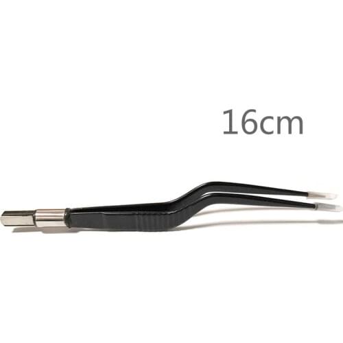 12.5cm/16cm/18cm Bipolar electrocoagulation forceps Chip inserted electrocoagulation forceps High temperature and voltage