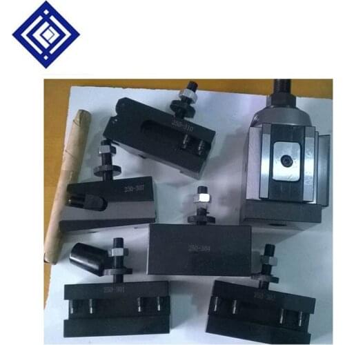 250 wedge type Quick Change Tool Holder 250-333 Tool Post Set GIB Tool Post Set Piston Type Post