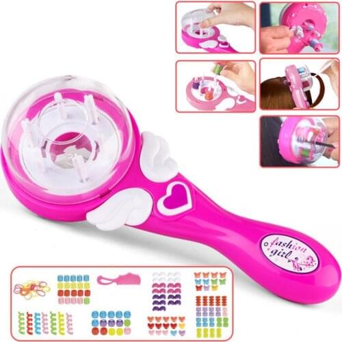 Children Girls Electric Portable Hairstyle Braider Device Hair Styling Tool Toy