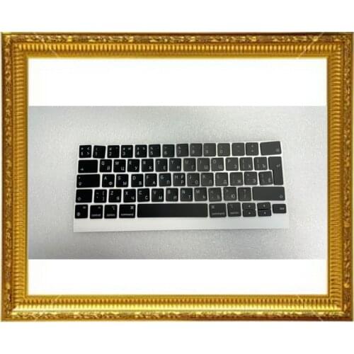 Laptop A2141 Keyboard Caps RU Russian Keys for Macbook Pro Retina 16" A2141 Keyboard Caps with Big Enter Key EMC 3347 2019 Year