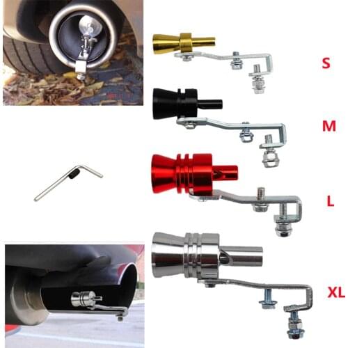 Motorcycle car exhaust pipe turbo whistle whistle universal simulator, exhaust pipe modification parts, S/M/L/XL