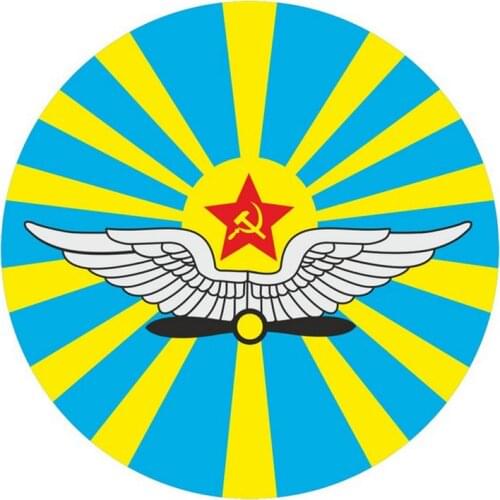 LLY-0864 Personality Car Stickers USSR Air Force Modeling Decal PVC Auto Motorcycle Decorative Accessories Waterproof Decals