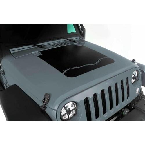 JDM Stickers Sport Engine Hood Car Sticker character Car Sticker and Decal Vinyl for for 07-17 Jeep Wrangler Unlimited JK 4 Door