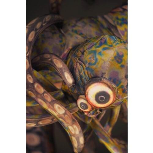 Nightclub halloween costumes Octopus bodysuit women men stage show dance jumpsuit mask set