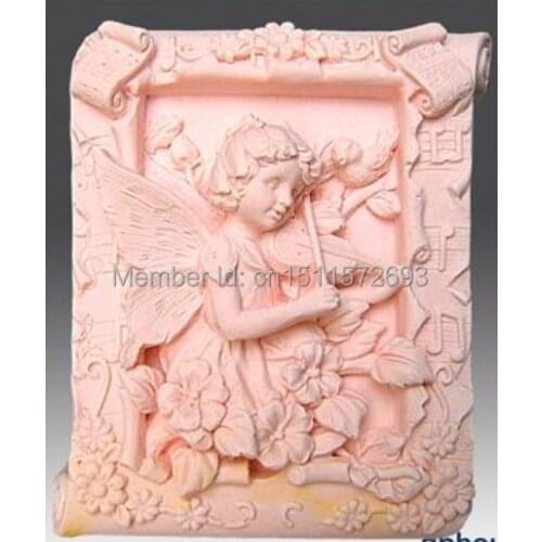 New Music Angel Craft Art Silicone Soap mold Craft Molds Handmade soap molds