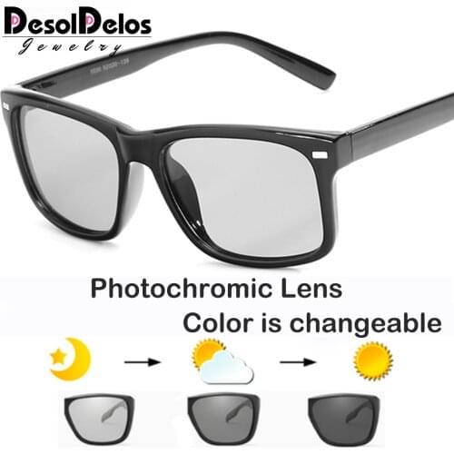 New Driving Small Lens Polarized Photochromic Sunglasses Men Chameleon Glasses Women Sunglass Goggles oculos de sol masculino