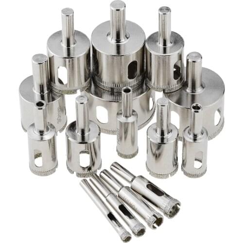 3-55mm Diamond Drill Hole Saw for Ceramic, Glass, Tile, Porcelain,Wood Hole Opener Tools hole saw metal
