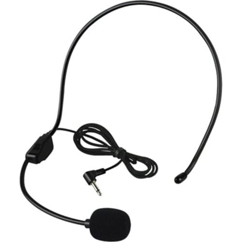 Portable 3.5MM Wired Microphone Headset Studio Conference Guide Speech Speaker Stand Headphone For Voice Amplifier New Arrival