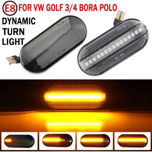 2pcs LED Car Dynamic Side Marker Blinker Light Signal Lamp Turn Signal Light For Ford C-Max Fiesta Focus Fusion Galaxy