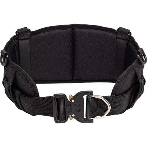 Tactical Molle Alloy Buckle Belt Airsoft Waist Belt Training Hunting CS Paintball Combat Soft Padded Shooting Belt
