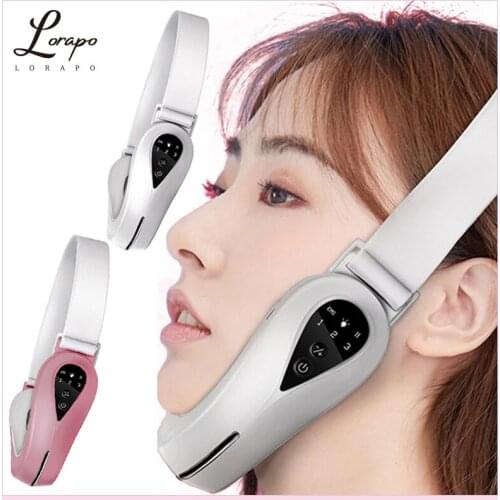 EMS Facial Lifting Device Chin Lifting Belt LED Photon Treatment Slimming Vibration Shaping Massager V-Line Mandibular Device