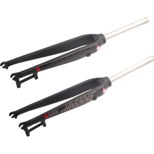 Hassns mountain bike front fork bicycle aluminum alloy hard fork 26 27.5 29 inch pure disc brake ultra light MD5