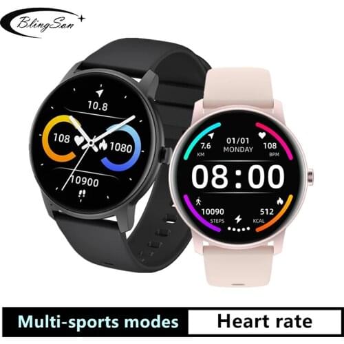 High Quality Smart Watch 1.28inch Full Screen IP68 Waterproof Men Women Watch HeartRate DIY Face Fitness Watches For Android IOS