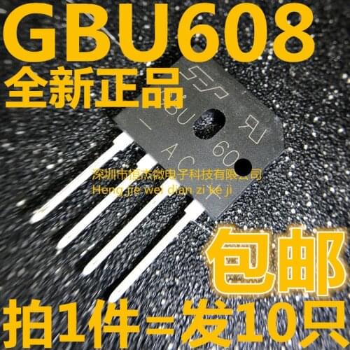100% New Original Hot Sales GBU608 6A/800V