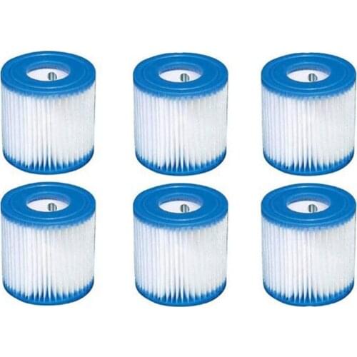 6 Pcs Swimming Pool Filter 300 Gallon Filter Cartridge,Swimming Pool Pump Filter Cartridge HS-630,for Pool Filter Pump