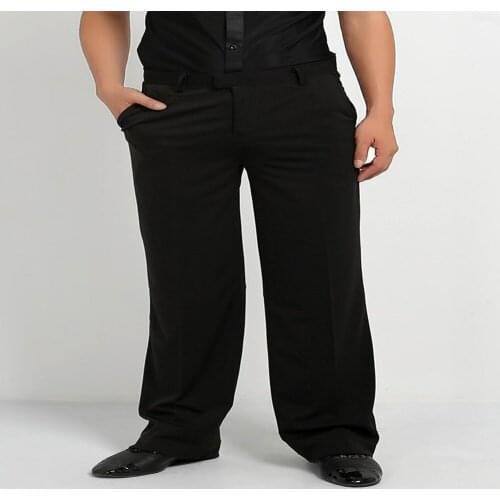 New men Latin Dance Trousers Pants Men/Boy Practice/Performance Pants For Dance Modern Dance Pants Mens Ballroom Dance Pants