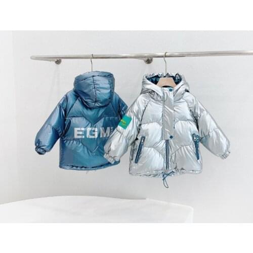 Childrens Thick Down Jacket Waterproof and Antifouling Fabric Down Jacket Thicken Boys and Girls Jackets