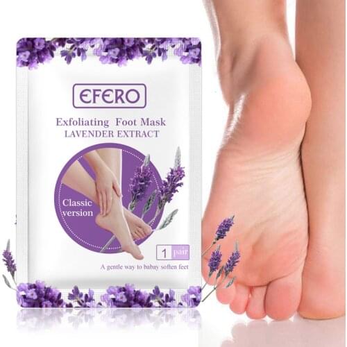 EFERO 30Pair Foot Mask Peeling for Legs Feet Mask Scrub Exfoliating Socks for Pedicure Anti Crack Heel Remove Skin Foot Patch