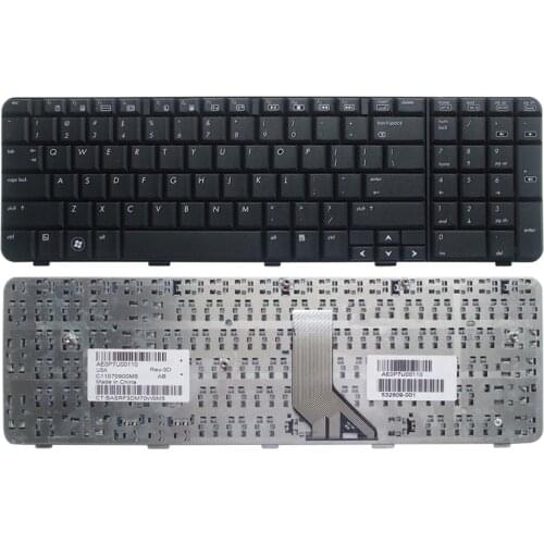 US Laptop Keyboard FOR HP Pavilion G71 Compaq Presario CQ71 CQ71-100 CQ71-200 CQ71-300 English 517627-001 BLACK frame 532809-001