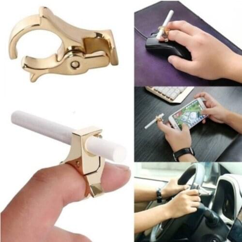 Creative Smoking Cigarette Holder Male Finger Prevention Smoked Ring Cigarette Organizer Cigarette Accessories Gadget 2 1 1