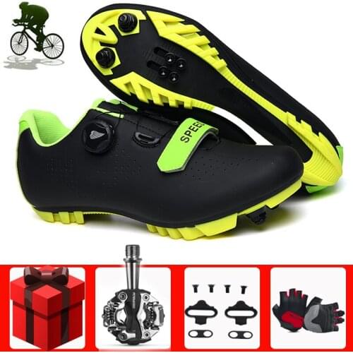 Self-locking Cycling Shoes Men Sapatilha Ciclismo Mtb Mountain Bike Professional Breathable Bicycle Racing Sneakers Bicicleta