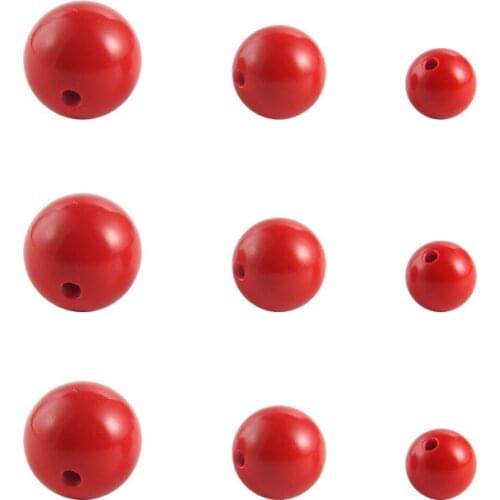50pcs/lot 6MM 8MM 10MM Round Natural Red Cinnabars Beads for DIY Charm Bracelets Necklace Jewelry Making Findings Supplier
